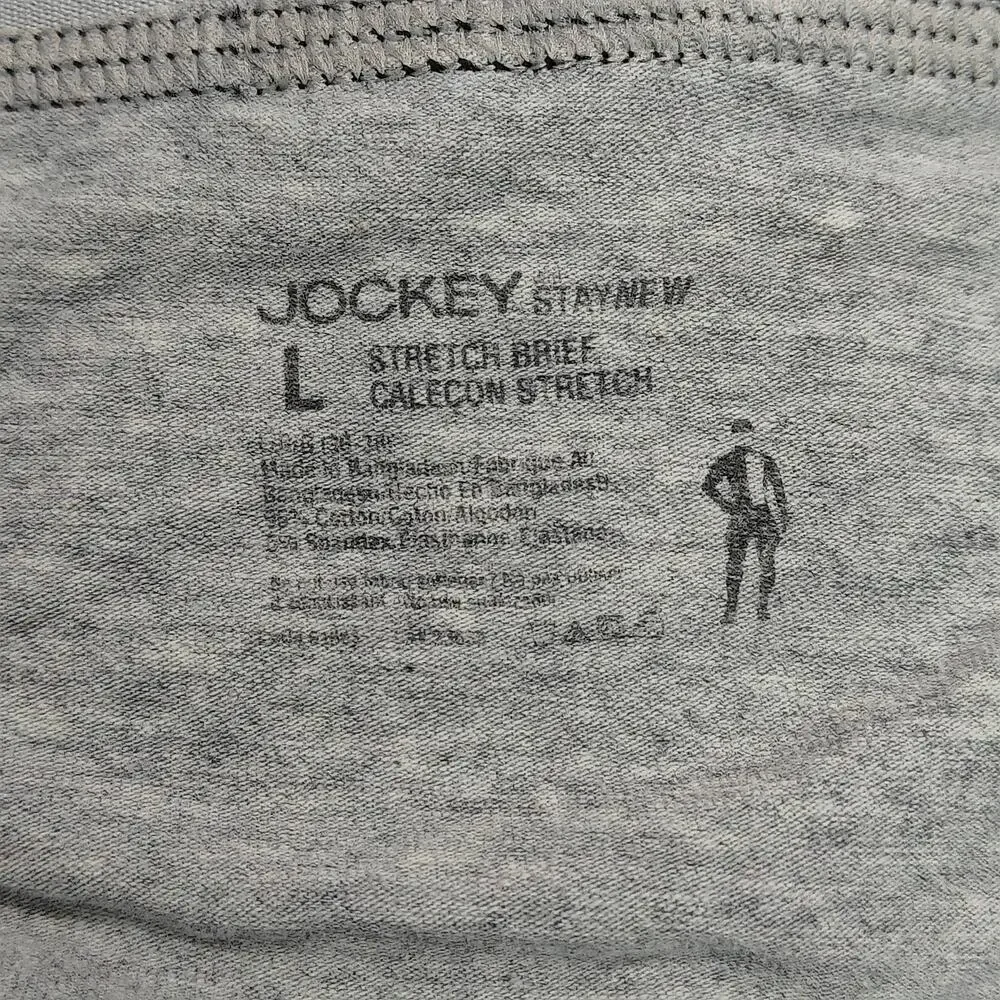 Jockey Super Combed Cotton Solid Brief Ultra Soft Waistband Mens Large
